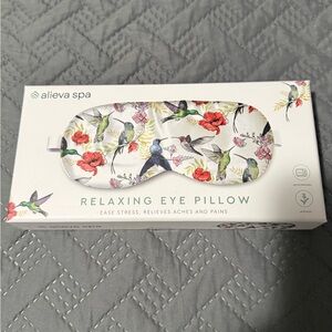 Floral Eye Pillow - White with Multicolor Design